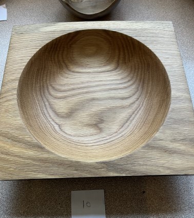 This square bowl on a commended certificate for Ed Hogben